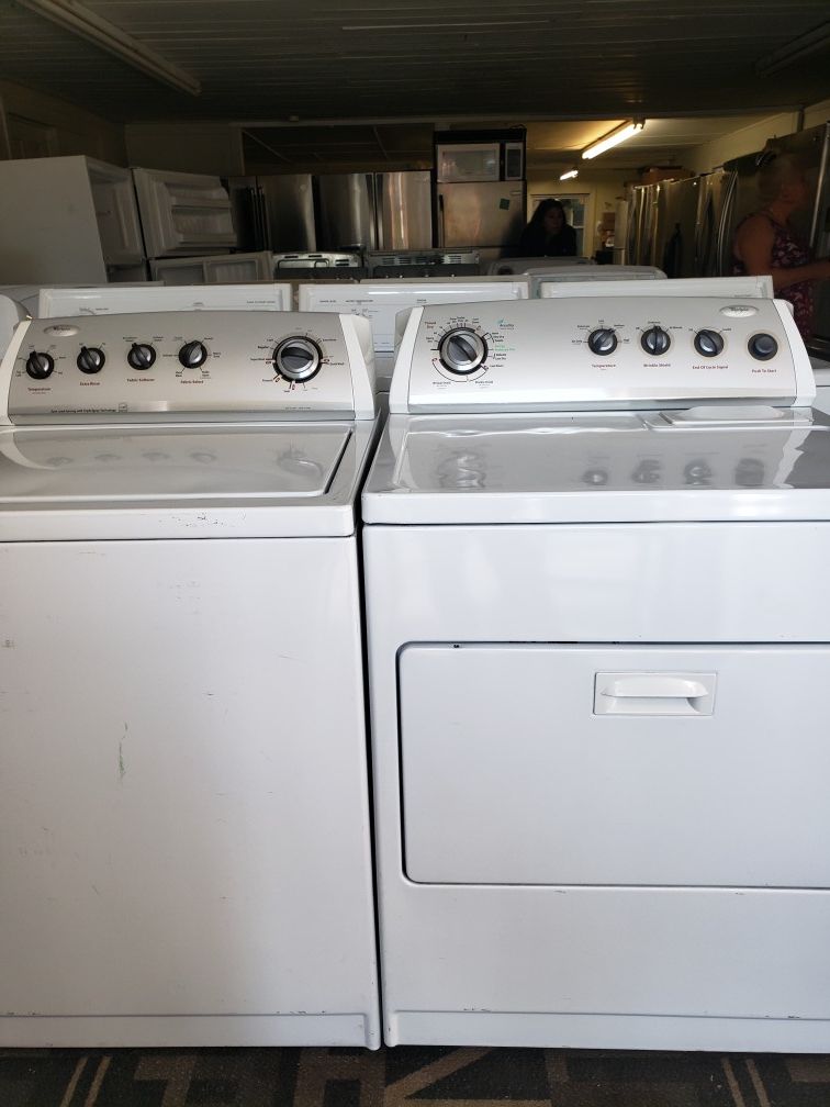 Whirlpool washer and dryer set