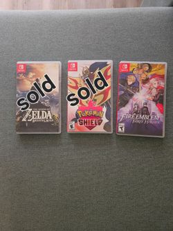 Nintendo Switch Games $30 each