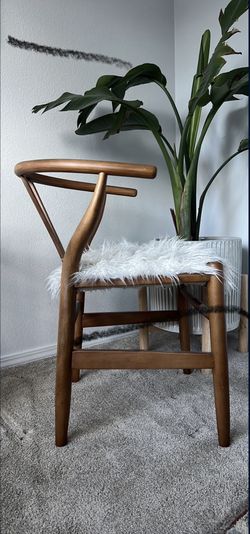 World Market Mid-Century Hardwood Chair