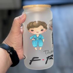 Golden Girls 16oz Glass Can Tumbler