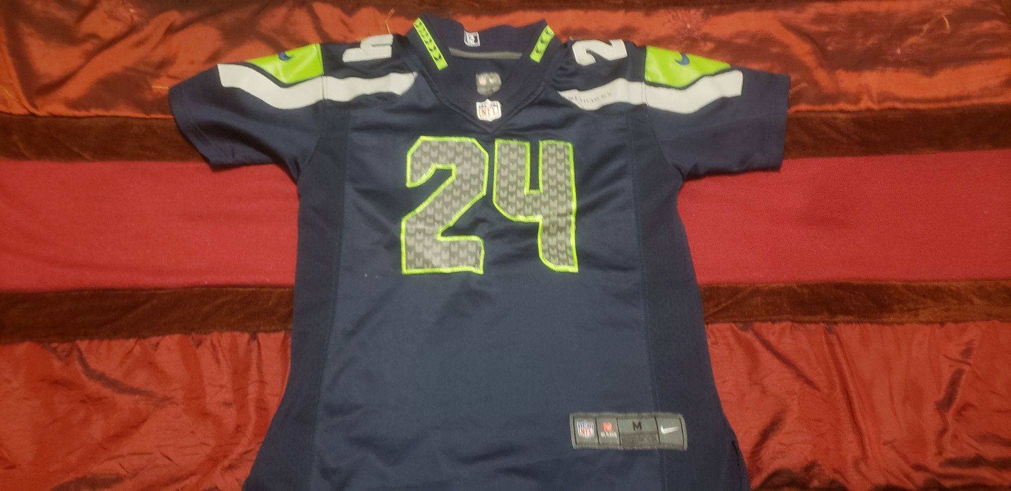 Nike Seattle Seahawks. Marshawn Lynch Jersey.