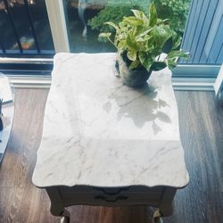 Beautiful Antique Marble Side Table