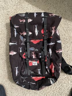 Herschel Fish Print Backpack