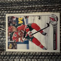 1992 Viacheslav  Fetisov Upper Deck Card 