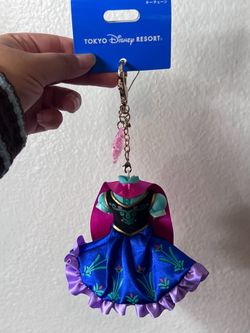 Tokyo Disney Anna dress keychain