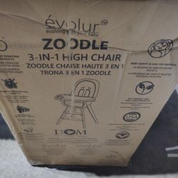 3 In 1 Zoodle High Chair
