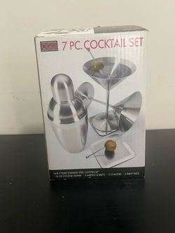 NEW OGGI 7-Piece Stainless Steel Cocktail Set – Never Used – $25