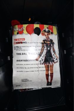 Spirit Halloween Women's Twisted Clown Costume - Size Small