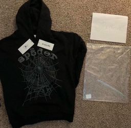 Spider hoodie black small