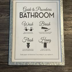 Metal Bathroom Decor