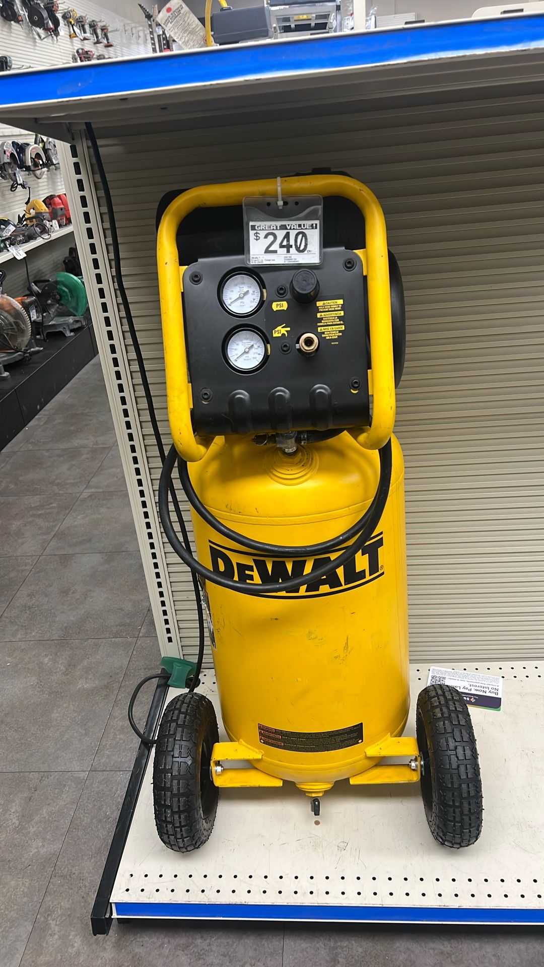 De Walt Electric Compressor