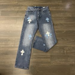 chrome hearts jeans