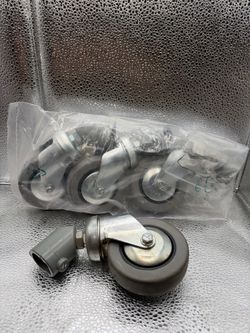 109 80mm Caster without Brakes for all 22mm Leg Diameters - Set of 4