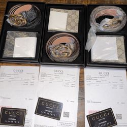 Men’s Belts and Wallet Set/Cinutrones Y Billetera De Hombres Set
