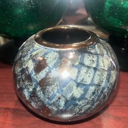 Artist Designed Ceramic Bud Vase /bowl
