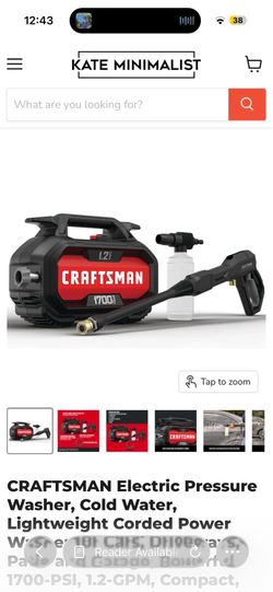 Craftsman 1200psi pressure washer