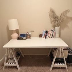 Large Desk, Tilting For Art Or Flat 