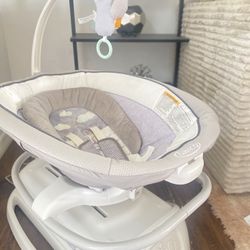 GRACO SENSE 2 SOOTHE 2 In 1 BABY SWING PORTABLE ROCKER CRY DETECTION TECHNOLOGY