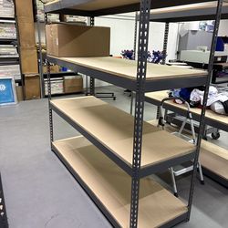 Heavy Duty metal shelves 72x72x24”