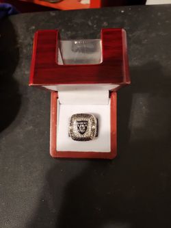 Raiders Ring Unofficial Replica With Box