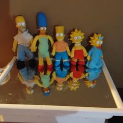 Simpsons Fam Plush Dolls 