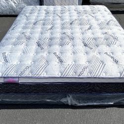 Full Bamboo Plush Comfort Europillow Top 12inch Mattress!!