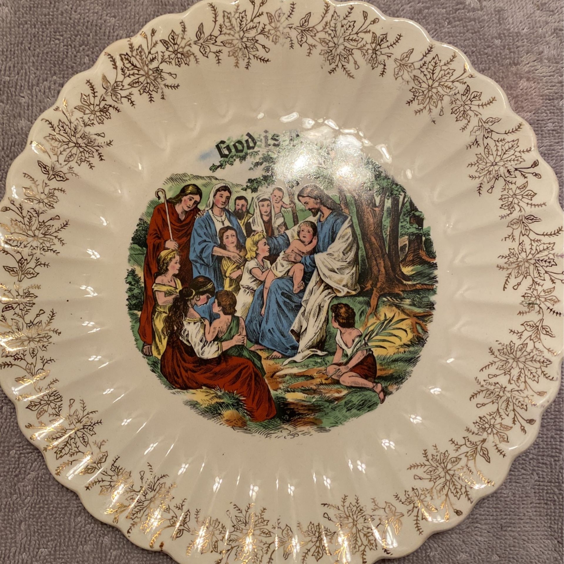 God Is Love Plate