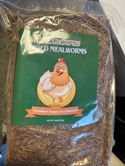 LuckyQ Dried Mealworms 5LB Bag