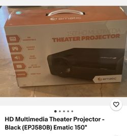 Ematic 150” hd multimedia projector