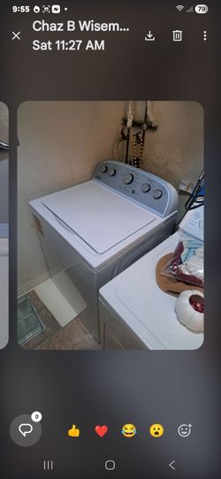 Washer and dryer