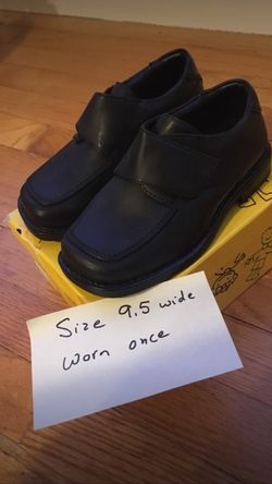 Boys shoes 9 1/2. Worn once