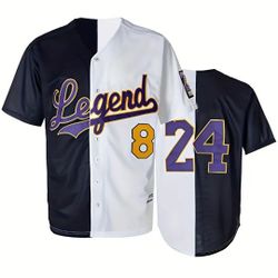 Baseball Style Jersey #24 #8