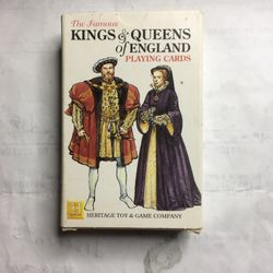 Famous Kings & Queens Of England Playing Cards 