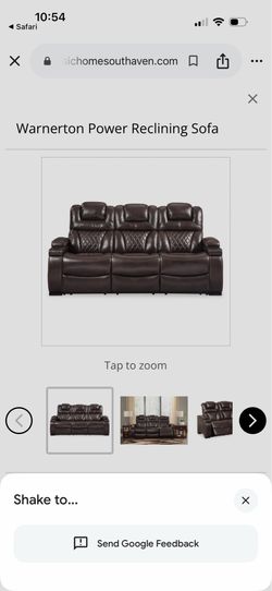 Electric reclining sofa