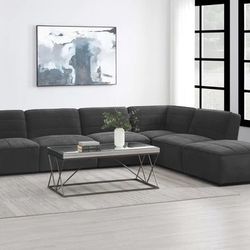 6PC SECTIONAL SET MODULAR CHARCOAL (CO552081) $1499