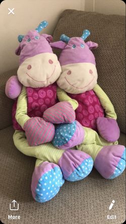 Stuffed Animals Cows (multicolor) 42” long