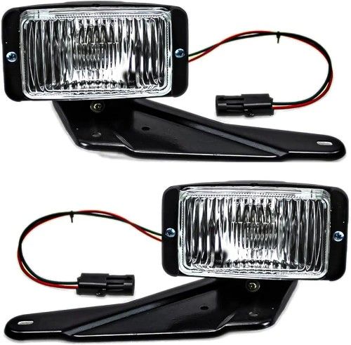 Boine Fog Lights Compatible With 1 Chevy GMC C1500 C2500 C3500 K1500 K2500 K3500 S10 S15 Buick Regal Oldsmobile Pontiac Fog Lamps 12V Halogen