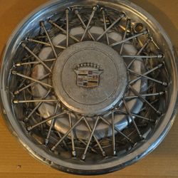 Vintage Cadillac Spoke Hubcap 