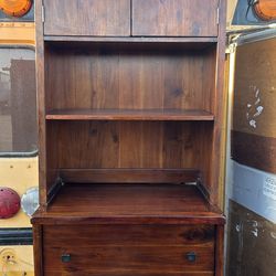 Bookcase bookshelf storage cabinet for home office solid pine wood L32”*D21”*H79”(address in description  👇delivery 🚚 available within 15 miles with