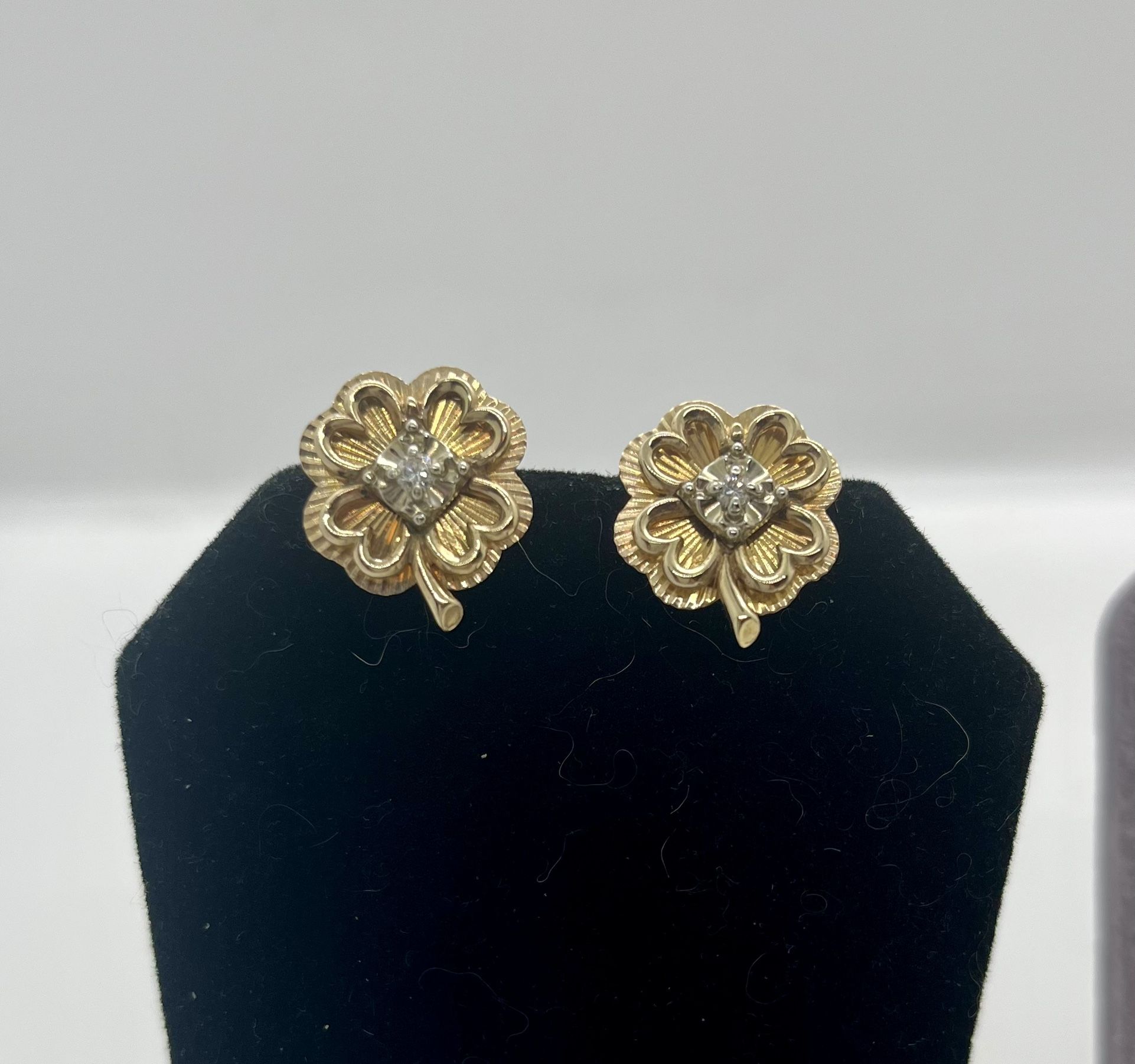 VTG 10K Gold & Diamond Cufflinks by Tyrell Jewelers REDUCED to ONLY $175!