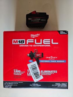 Milwaukee M18 1in Impact Wrench With Forge HD12.0 Battery (No Charger)