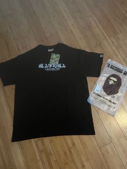 Blue Japanese Bape Shirt