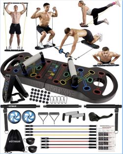 HOTWAVE Portable Home Gym Workout System Full Body Fitness Kit (Pick-Up Only)