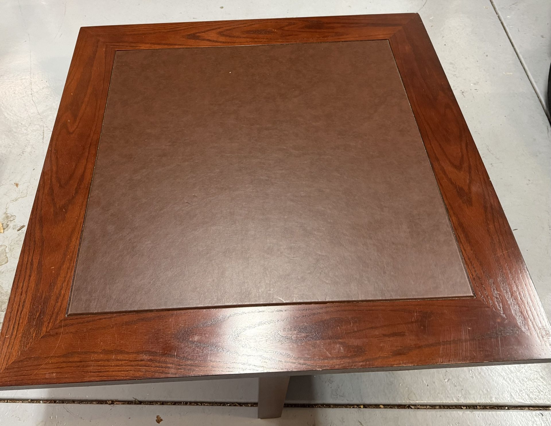 Leather Coffee Table 