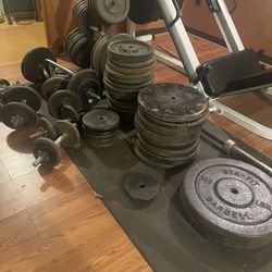 Weights/standard 1 inch Plates And Bars/One dollar per pound