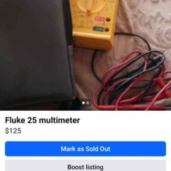 Fluke Meter 25 Muiltmeter 