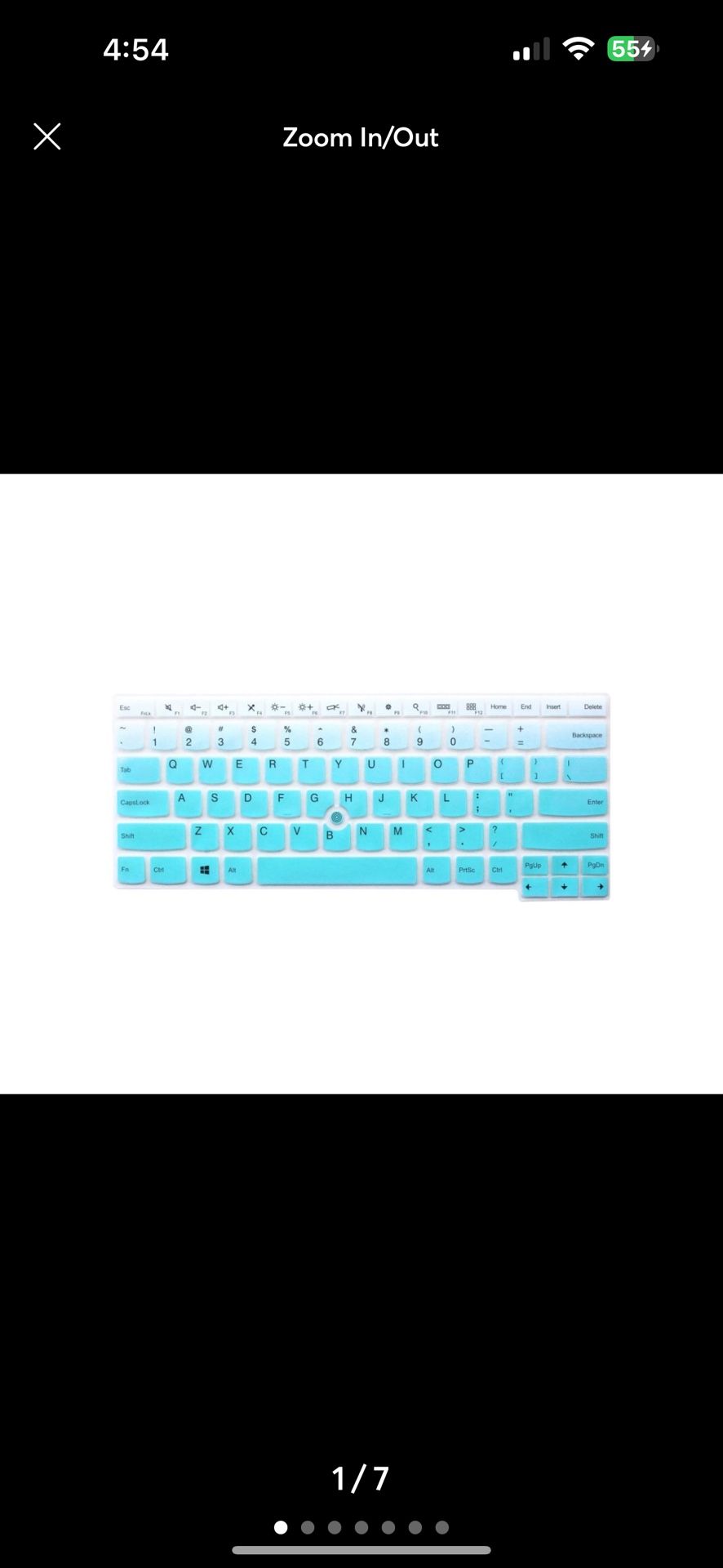 Keyboard Cover Compatible for Lenovo Thinkpad X1 Carbon 14”