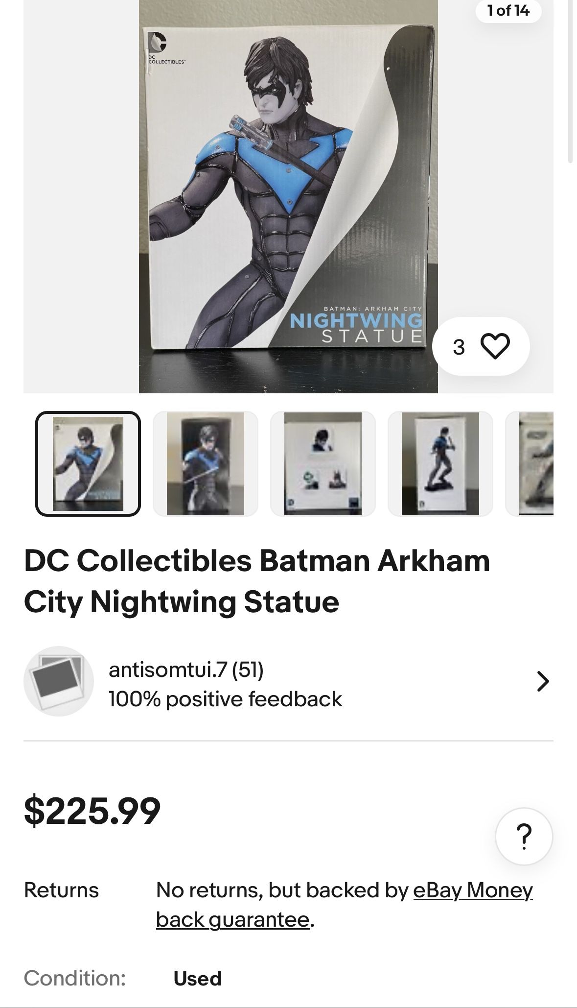 Rare: Nightwing Statue