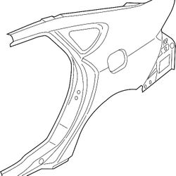 2013-2020 Ford Fusion Rear Left Body Part Quarter Frame OEM NEW HS7Z-(contact info removed)-A