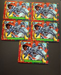 Lot of 5 of the 1993 Skybox DC Bloodlines Promos P1